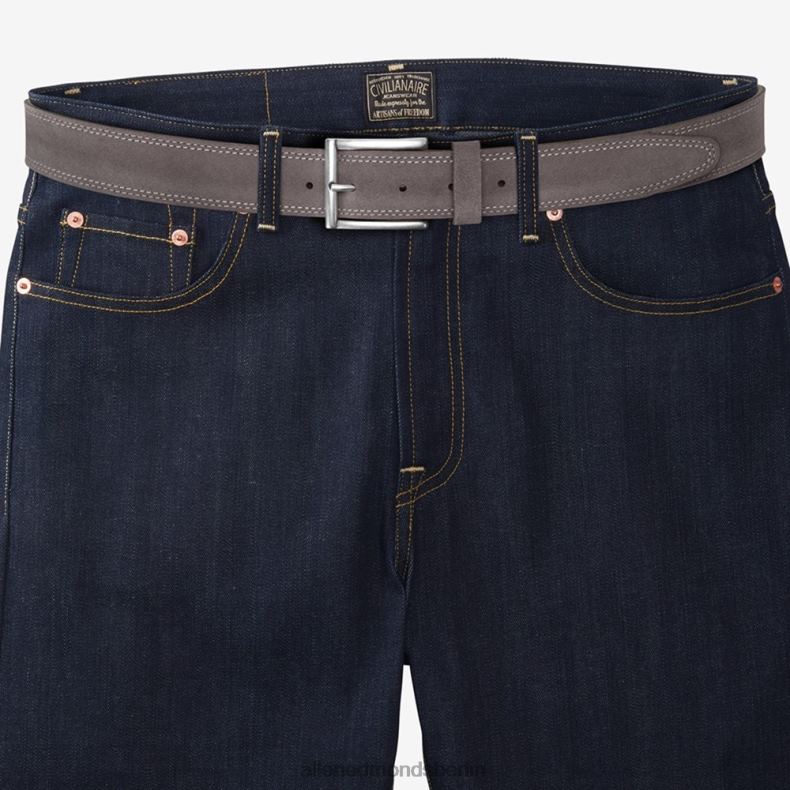 Allen Edmonds Zinn unisex Bourbon Street Wildleder-Kleidergürtel 82J2T572