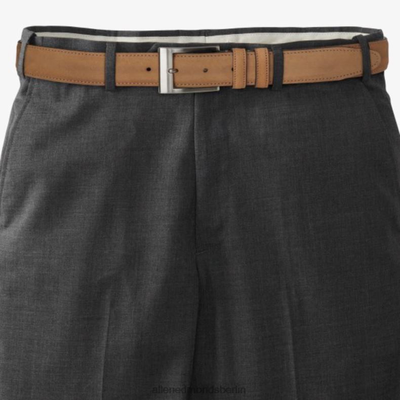 Allen Edmonds bräunen unisex Breiter Basic-Kleidergürtel aus Wildleder 82J2T306