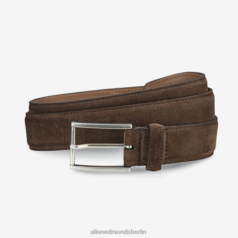 Allen Edmonds braun unisex Avenue-Kleidergürtel aus Wildleder 82J2T308