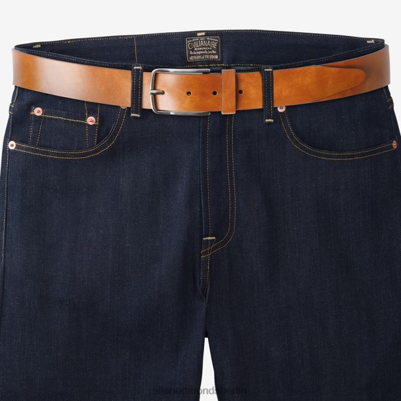 Allen Edmonds dunkles Walnussleder unisex Lässiger Gürtel für ein Broadway-Avenue-Kleid 82J2T287