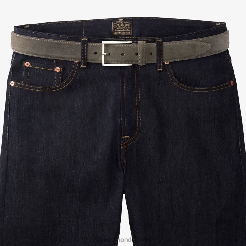 Allen Edmonds grau unisex Avenue-Kleidergürtel aus Wildleder 82J2T568