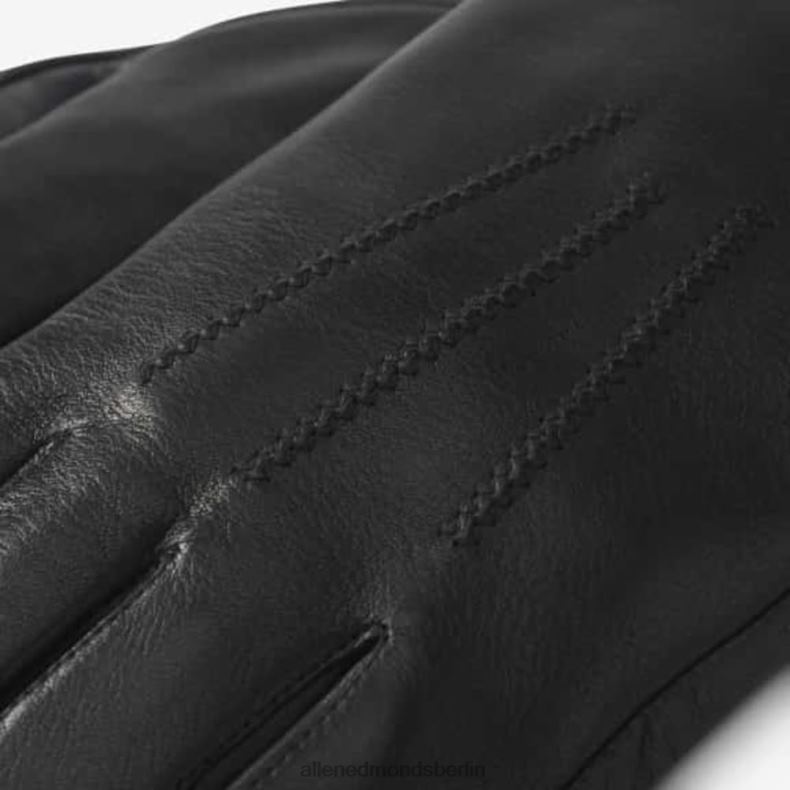 Allen Edmonds Schwarz unisex Mit Kaschmir gefütterte technische Lederhandschuhe 82J2T391