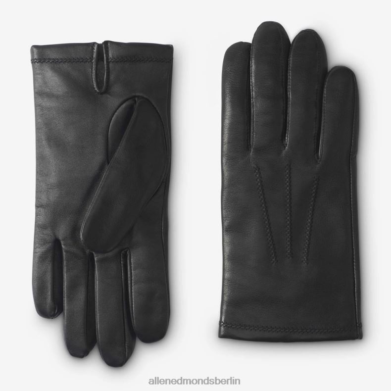 Allen Edmonds Schwarz unisex Mit Kaschmir gefütterte technische Lederhandschuhe 82J2T391