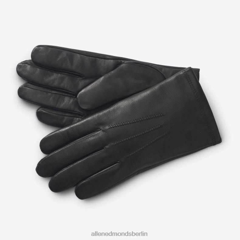 Allen Edmonds Schwarz unisex Mit Kaschmir gefütterte technische Lederhandschuhe 82J2T391