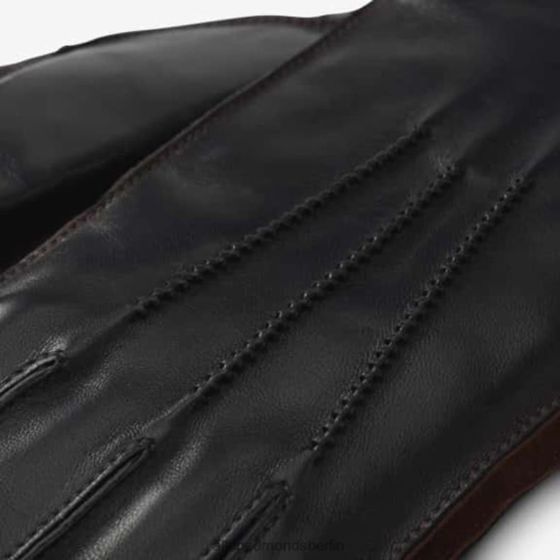 Allen Edmonds Schwarz unisex Technische Handschuhe mit Kaschmirfutter aus gemischtem Leder 82J2T393