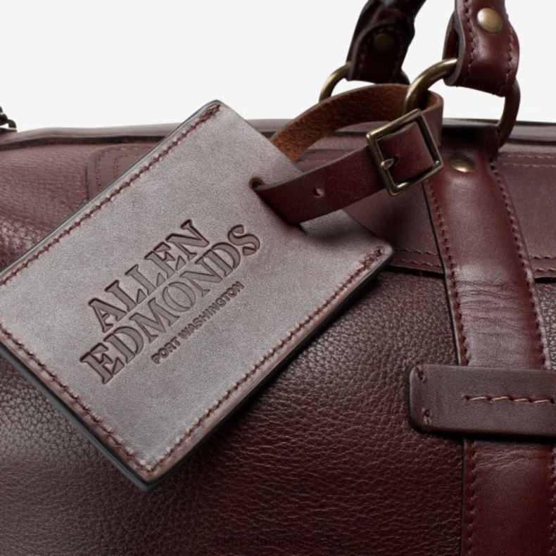 Allen Edmonds Chili unisex Kollektion aus Sattelleder – Reisetasche 82J2T590