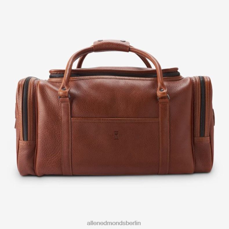 Allen Edmonds bräunen unisex American Grain Collection – Halbmond-Reisetasche mit Reißverschluss 82J2T381