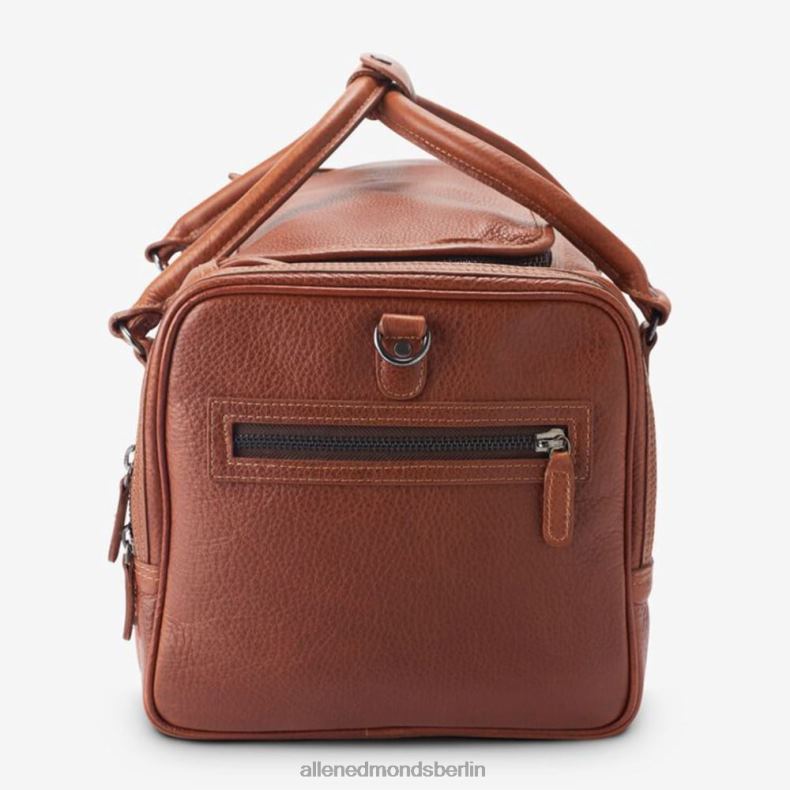 Allen Edmonds bräunen unisex American Grain Collection – Halbmond-Reisetasche mit Reißverschluss 82J2T381