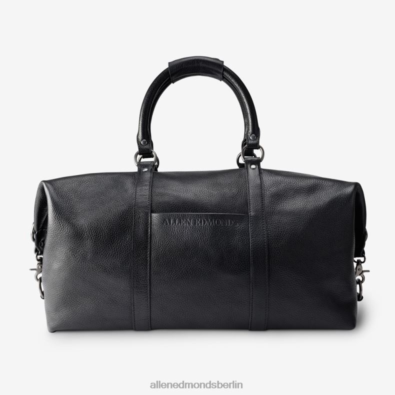 Allen Edmonds schwarzes Leder unisex Reisetasche aus Leder 82J2T309