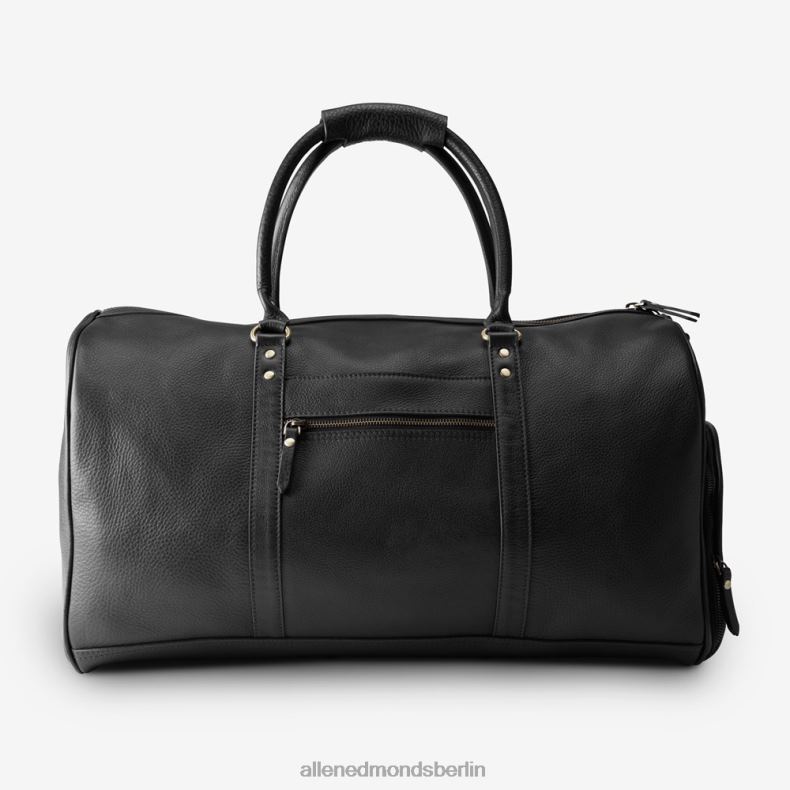 Allen Edmonds schwarzes Leder unisex Weekender aus Leder 82J2T330