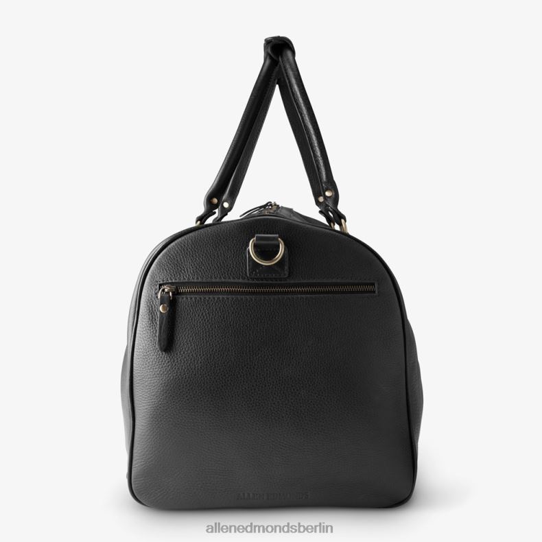 Allen Edmonds schwarzes Leder unisex Weekender aus Leder 82J2T330