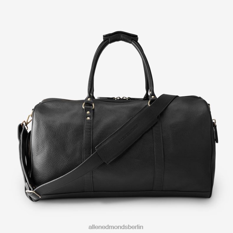 Allen Edmonds schwarzes Leder unisex Weekender aus Leder 82J2T330