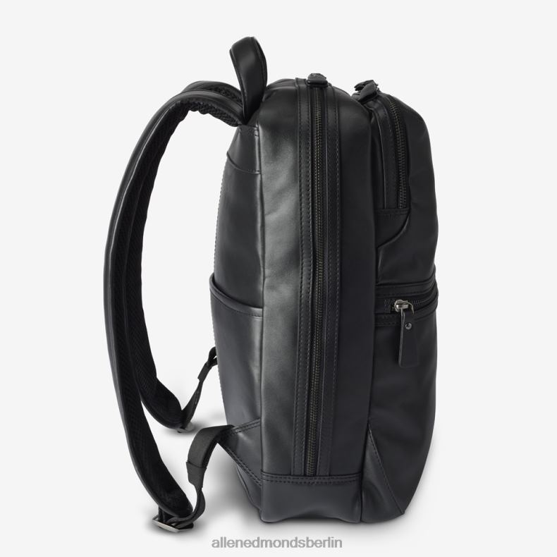 Allen Edmonds schwarzes Leder unisex Lederrucksack 82J2T378