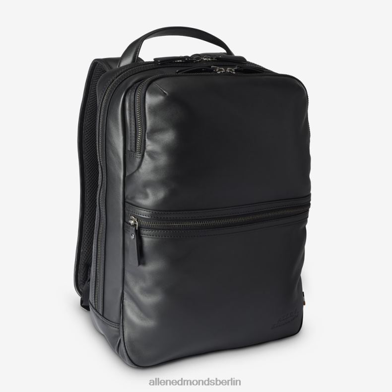 Allen Edmonds schwarzes Leder unisex Lederrucksack 82J2T378